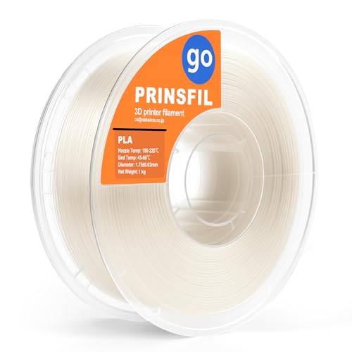 Amazon.co.jp: PRINSFIL GO pla フィラメント (起源-透明) 3d
