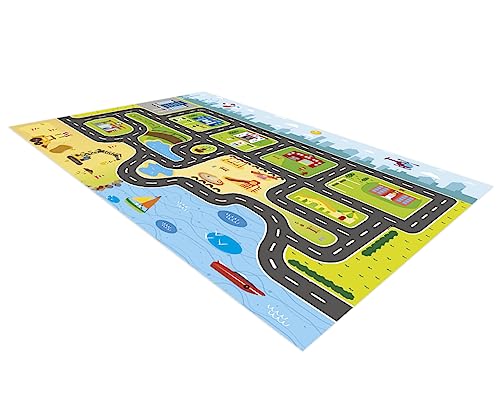 Pista para Carrinhos Cityscape Raceway Aventura Veloz Miniatura Estrada Cidade