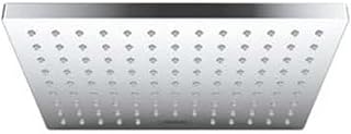 hansgrohe Vernis Shape - Water Saving Head Shower (EcoSmart), Square Shower Head (230 x 170 mm), Rainfall Shower for Wall and Ceiling Mounting, with Anti-Limescale Function, Chrome, 26283000