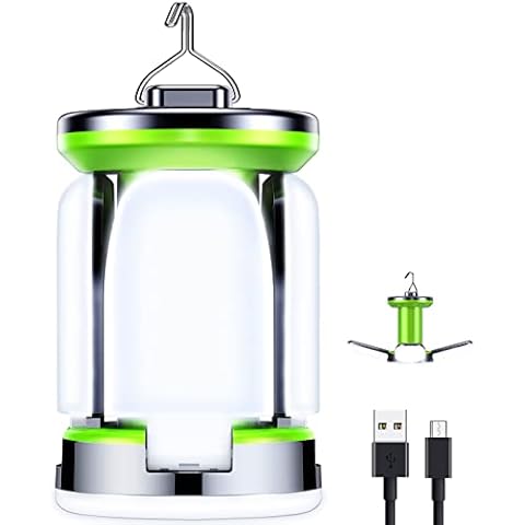 Camping Lantern Rechargeable, Blukar Camping Lights Lamp - 7 Light Modes 60 LED Ultra Bright LED Tent Light 10+ Hrs Battery Life for Camping, Emergency, Fishing, Hiking etc Cover