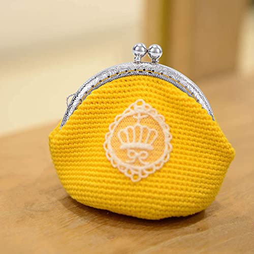 Kiss Clasp Lock Retro Metal Purse Frames Half Round Bead Embossed Coin Bag Frame for Purse Making DIY Sewing Craft Projects 10 Pieces (Silver) - Image 4