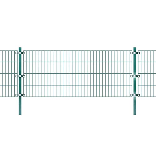 Zora Walter Fence Panel with Poles 6x0.8m Garden Fence Panels Fence Beds Accessories Fence Kit Outdoor Fence