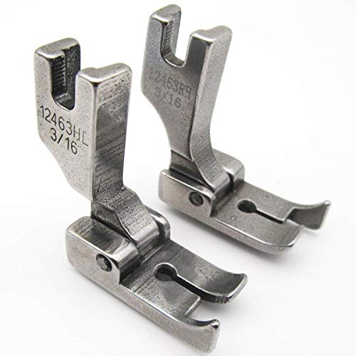 CKPSMS Pie Prensatelas Doble Bisagra con Guía para Top-Stitch 1/16" miniatura 1