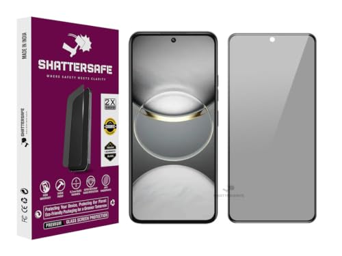 Image of Anti-Spy Privacy Tempered Glass Compatible For Tecno Spark 30 [Pack of 1]. 9H Hardness, Anti-Scratch, Edge-to-Edge Protection With Easy Installation Kit & Case Friendly Fit.