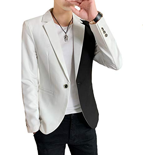 ホワイト テーラードジャケット COMME des GARCONS(コムデギャルソン) 25SS ドッキング
