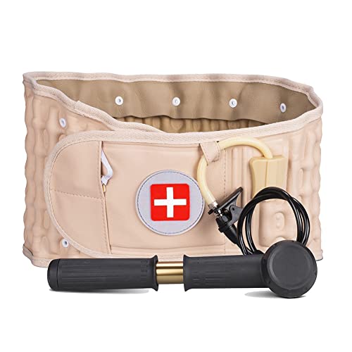 RJHH Cinturón De Descompresión, Soporte Lumbar para Alivio De Dolor De Espalda: Dispositivo De Tracción De La Espalda Baja para Mujeres Y Hombres Se Ajusta A 29-50 Pulgadas De Cintura Cover