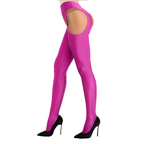 Image of CHICTRY Women's Tights Control Top Pantyhose Toe Garter Belt Hollow Out Stockings Panties