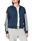 normale Passform adidas Damen W 3s Fz Hd Kapuzenpullover, Crew Navy, L EU