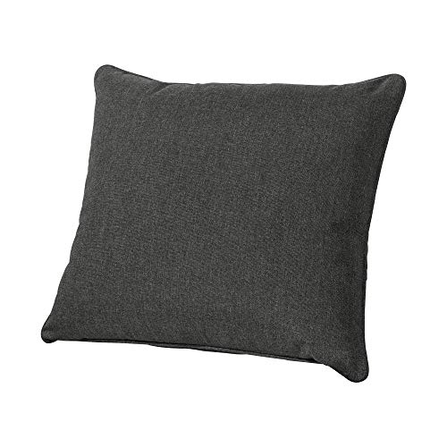 Image of QILLOWAY Polyester Outdoor Chair Cushion Set,Outdoor Cushions for Patio Furniture, All Weather.Charcoal Grey /Black