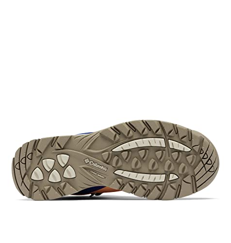 Columbia Women's Newton Ridge Plus, Peach/Dark Sapphire, 5