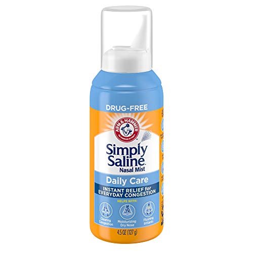 Simply Saline Nasal Mist Instant Relief for Everyday Congestion, 4.5 Oz