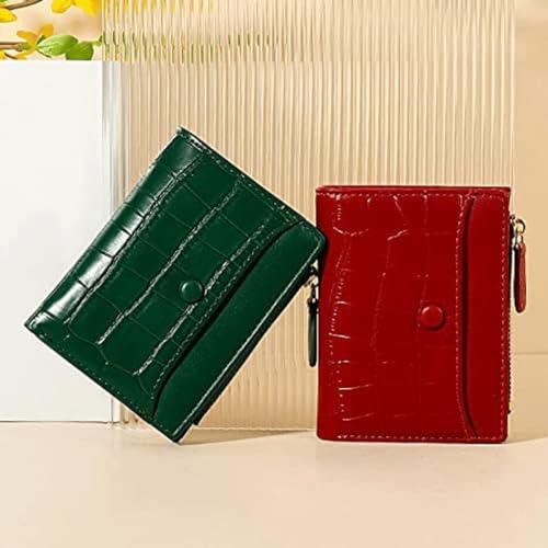Spacious & Functional PU Leather Wallet Zipper Card Holder Portable Short Design Coins Pocket Classic Mini Coin Purses for Women Clutch Purse4