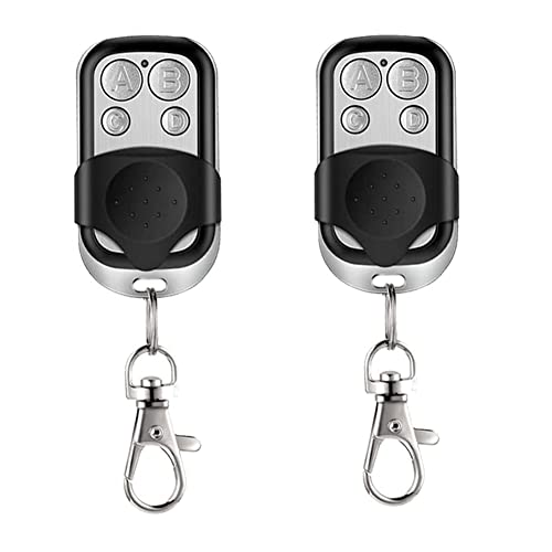 2 pièces télécommandes universelles pour portail automatique Code fixe, télécommande universelle avec fréquence 433 MHz, pour portail automatique Cover