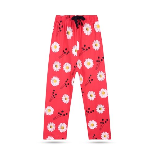 Image of T2F Girls Regular Fit Cotton Printed Track Pants (Pack of 5)