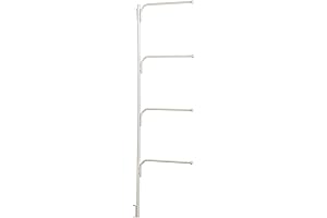 Household Essentials, White Hinge-It Clutterbuster Family Towel Bar