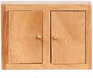 Melody Jane Dollhouse Light Oak Kitchen Wall Unit Miniature 1:12 Scale Wooden Furniture