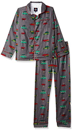 Image of The Orignal Cherry Crumble California Unisex Cherry Crumble Boy's Cotton Tribal Nightsuit Pack of 2 (Ws-Nsuit-3347 Grey 18 Months-24 Months)