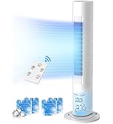 BREEZEWELL 3-IN-1 Evaporative Air Cooler, 35'' Evaporative Cooler for Room with 20ft Remote Contr...