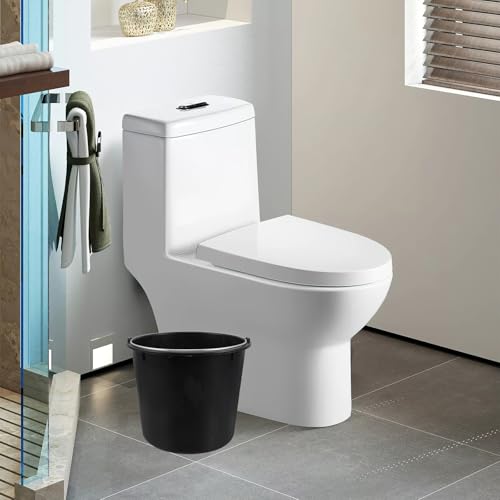 Cubo interior para basura Operitacx de plástico de 8 l con asa miniatura 5