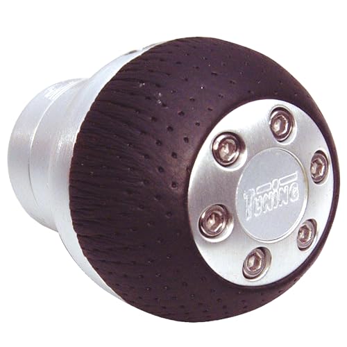 Carpoint Pommeau de Levier de Vitesses Rond alu/Noir