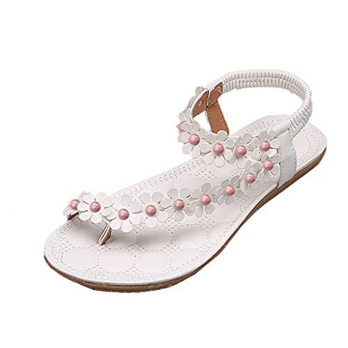 comfortable dress shoes for women summer sandals Sandals for Women Casual Heel Sandals for Prom Dressy Shoes Comfortable(ma0733jia Z-03 White,Size 6)