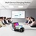 10 Ports Charging Station for Multiple Devices, 120W Charging Station Organizer, USB Charging Docking with Cooling Fan, for iPhone, for iPad, Tablet, Kindle, ETL Listed (2.4A Each, 24A in Total)