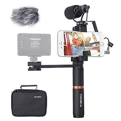 Phone Video Kit Comica Cvm Vm10 K3 Smartphone Handheld Grip With