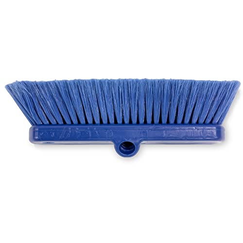 Image of SPARTA 41278EC14 Flo-Thru Plastic Wall Scrub Brush, Equipment Brush With Soft Nylex Bristles For Industrial Kitchens, Hospitals, Commercial Cleaning, 4 Inches, Blue, (Pack of 12)