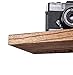 YYWUOJJ Wood Floating Shelves for Wall Decor, Rustic Wall Shelves for Bedroom Bathroom Kitchen Living Room, Set of 6 Light Walnut