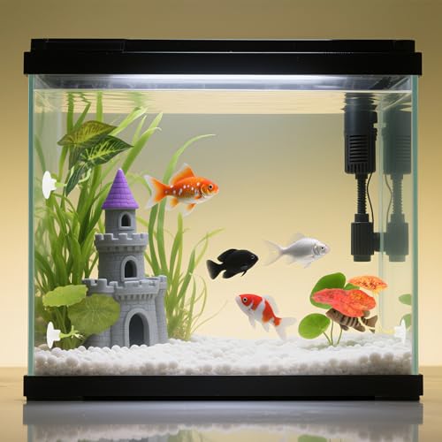 3 Stück Betta Fisch Hängematte,Künstliche Aquarienpflanzen mit Saugnapf,Weiches Betta Breeding Resting Bed,Simulation des natürlichen Lebensraums für Bettas Laichplätze,Aquarium Dekoration Pflanz