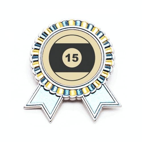 Broche pour billard en métal taille M : l'accessoire idéal pour affirmer votre style