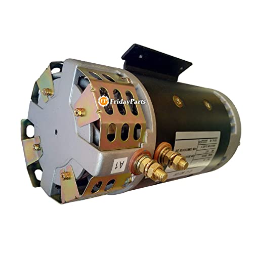 FridayParts 24V DC Electric Motor 40844 40844GT 5BCG52MA100 Compatible for Genie Lift GS-1530 GS-1532 GS-1930 GS-1932 GS-2032 GS-2046 GS-2632 GS-2646 GS-3232 GS-3246 GS-4047 TMZ-50/30