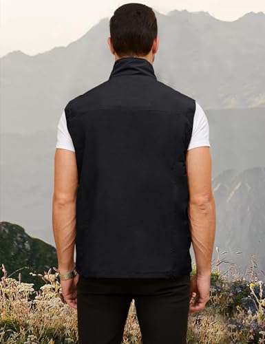 Image of Gihuo Mens Vest Casual Lightweight Vests Summer Sleeveless Jackets for Travel Hiking Fishing