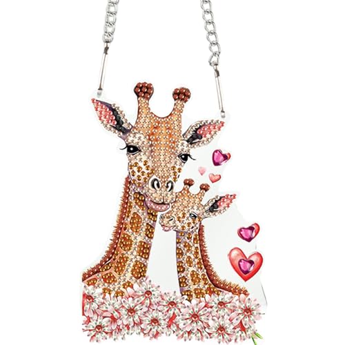 Pendentif cheval suspendre Saint-Valentin CliffofLove : bijou thématique et collier d'amour