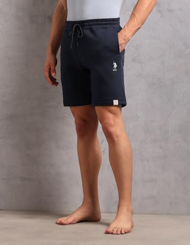 Image of U.S. Polo ASSN. Men's OES10 Cotton Terry Lounge Shorts