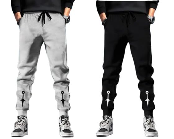 riksaw Track Pants for Men || Activewear Pants || Men’s Joggers || Polyester with 2 Side Pockets || Casual Trousers || Stretchable (Sports | Gym | Yoga) (L28 Pack of 2)-picture-22
