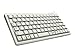 Produktbild CHERRY G84-4100, Ultra-Flache Kompakttastatur, USB auf PS/2-Adapter, Deutsches Layout (QWERTZ), Platzsparend & Leicht, 20 Mio. Anschläge, Weiß