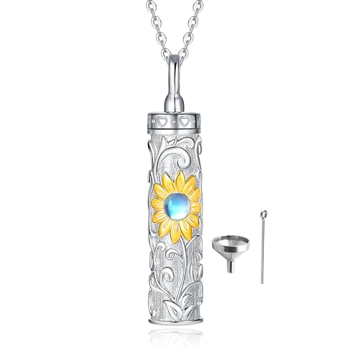 Collier d'urne celtique à fleurs, le cadeau de sympathie idéal