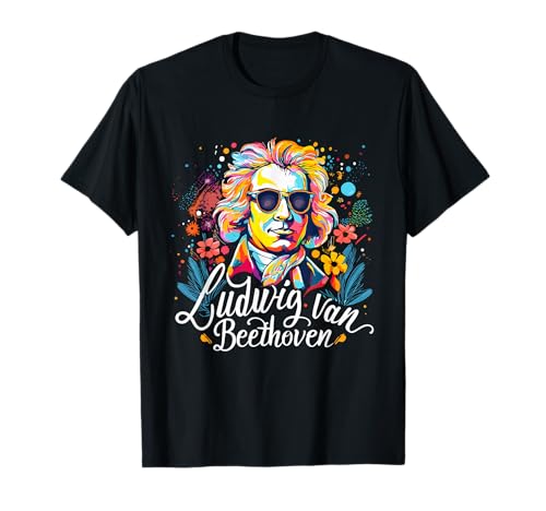 Photo de Retro Ludwig Van Beethoven Chemise Compositeur de musique classique T-Shirt