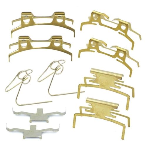 2 個オートバイスクーターディスクブレーキキャリパースプリングブレーキパッド自動分離器榴散弾自動車オートバイ部品と互換性(TYPE C (2pcs))