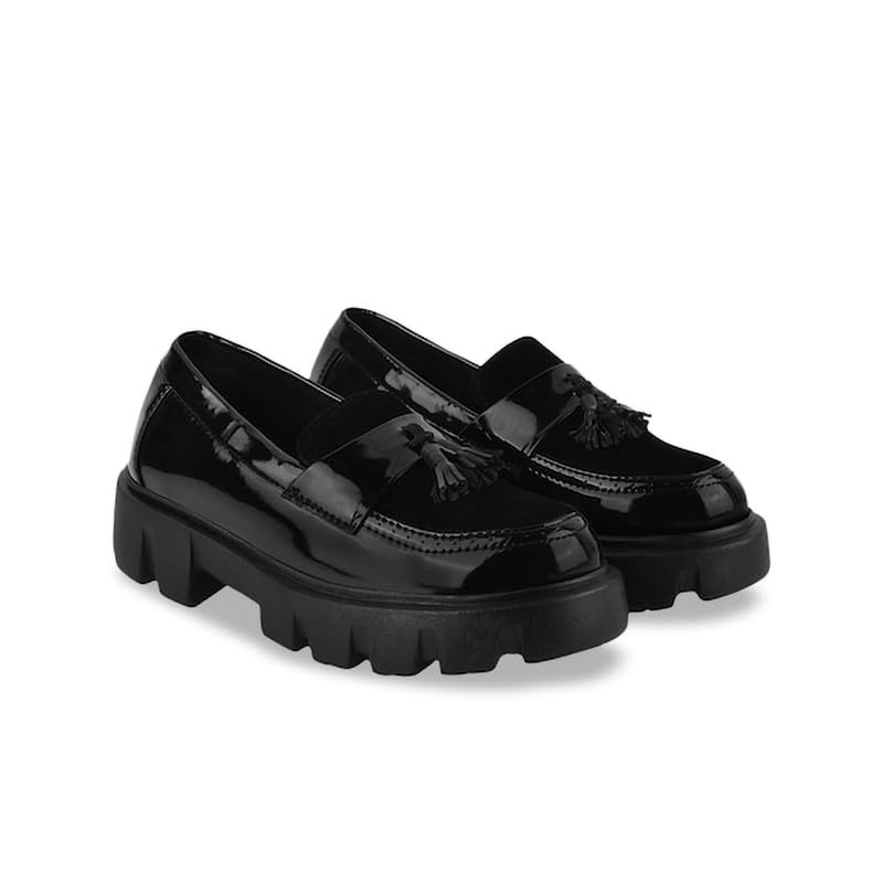 strasse paris Smart Casual Lace Decor Loafers for Women & Girls-picture-16