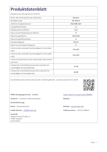 Bomann Dunstabzugshaube 60 cm | Umluft & Abluft | Energieeffizienzklasse B | leise | Abzugshaube mit 3 Leistungsstufen | inkl. Montagematerial | Schwarz | DU 7610 G