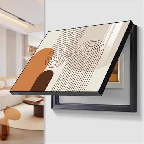 Peinture sur porcelaine cristalline HARELA cache-compteur