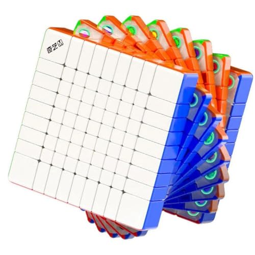 Image of QiYi 9x9 Magnetic Speed Cube | Ball-Core Design & Core Positioning | Ultra-Lightweight 212g & Compact 68mm Flagship 9x9x9 Professional Stickerless Puzzle