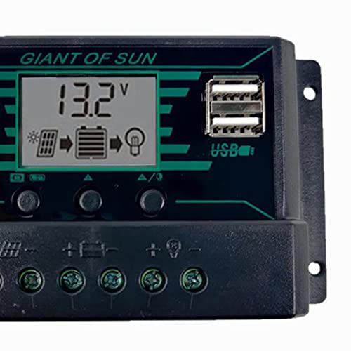Image of CALANDIS 20-60A MPPT PWM Solar Panel Battery Regulator Charge Controller LCD Display 30A | Chargers & Inverters | Alternative & Solar Energy | Electrical & Solar
