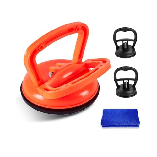 3 Pack Dent Puller,Car Dent Puller,car dent Repair kit,Suction Cup Dent Puller,Paintless Car Dent Repair Kit,Dent Remover Tool for Car Dents, Glass, Screen,Tiles & Objects Moving