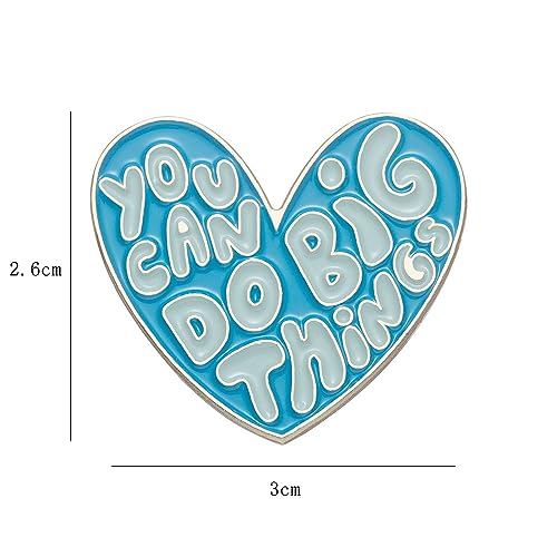 Positive Enamel Pins Set Inspirational Saying Brooch Motivational Phrase Lapel Badges Cute Brooch Pin for Women Girls Clothing Bags Hats Decorations3