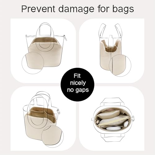 Image of Fits for Intheloop Bag Insert Organizer For Hermes(23,champagne)