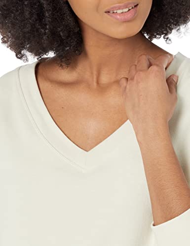 Gap Womens Fleece Oversized Vneck Tunic Sweatshirt, Beach Pebble, Large Us #TOP2