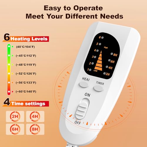 Electric Foot Warmer w/ 6-Level Heating - image 5